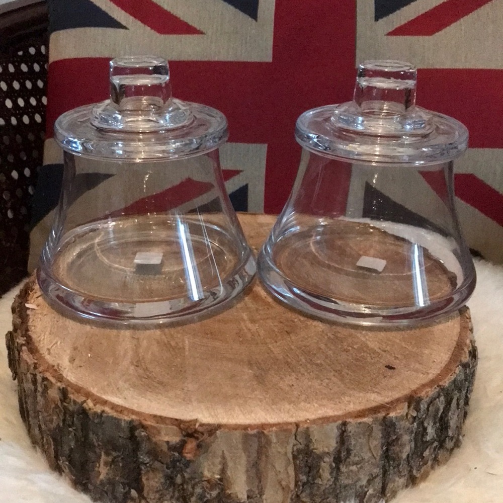 Party lite stunning glass jars with lids